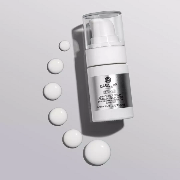 Liftingujące serum pod oczy i na powieki z 10% kompleksem peptydów i ceramidami, Odżywienie i Ujędrnienie