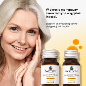 Collagen Shot Premium+, 13 000 mg kolagenu rybiego, 30 szt., smak mango